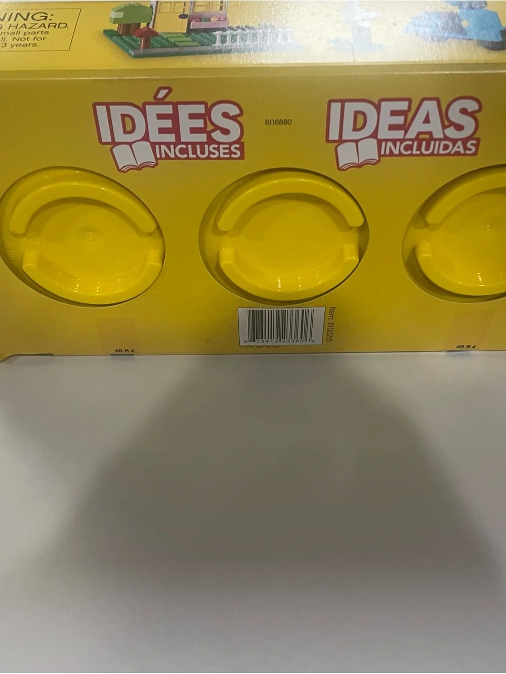 Lego Classic Box with Yellow, Red, Blue, Green, Pink, Purple, Orange Bricks